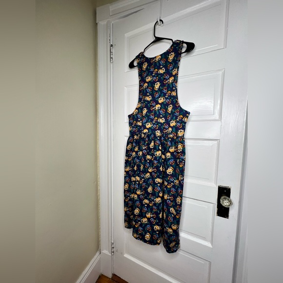 VTG Honors Target Floral Romper Dress Cotton 90s Midi - Picture 10 of 10